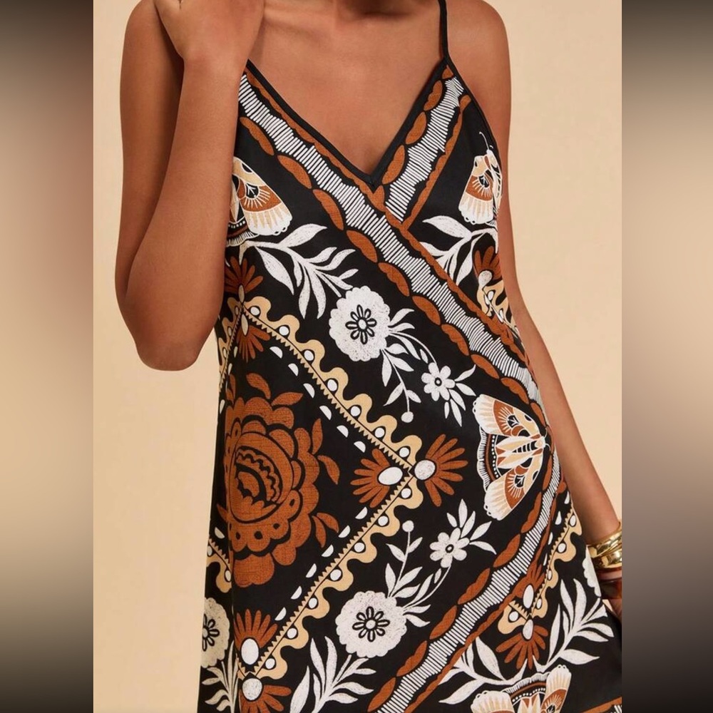 Bohemian Floral Print Dress